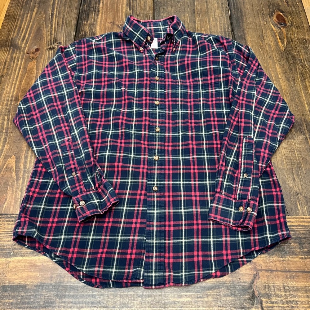 Brooks Brothers 346 Plaid Flannel Shirt Mens Size M‎ Regular Fit Button Down